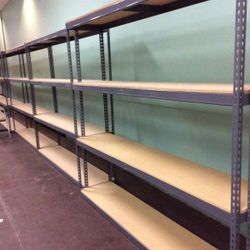 Industrial Shelving 96 in W x 18 in D Garage Warehouse Storage Rack