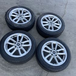 4 - 205/55r17 5x120 5x4.72 Mini Cooper Countryman Wheels Rims Good Tires!!!