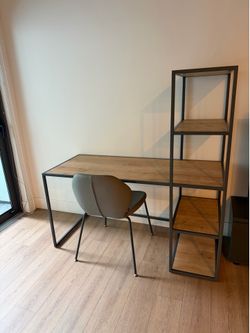 Desk and chair