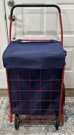 Large Deluxe Rolling Utility/Shopping Cart
