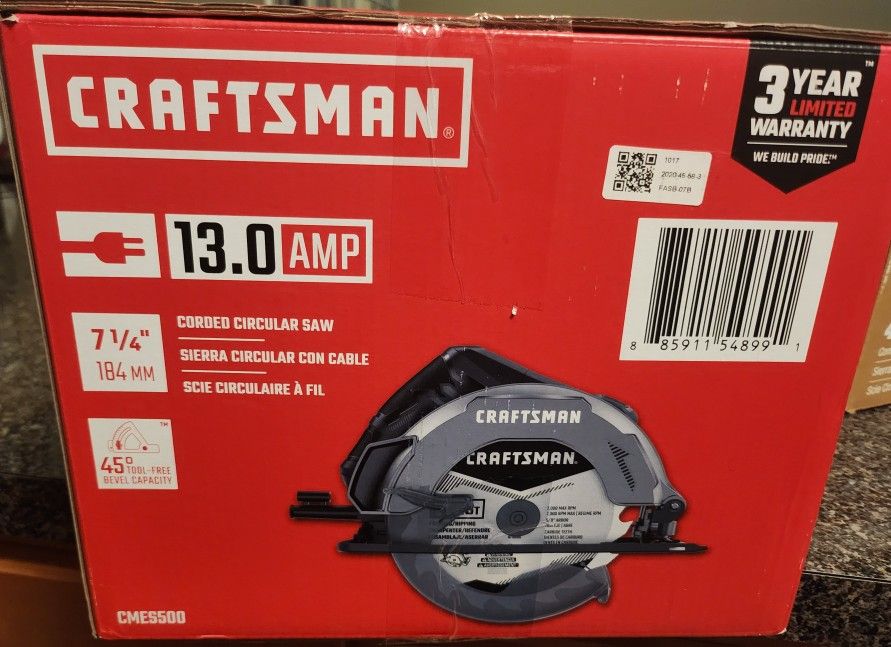 Craftsman 7 1/4" (184 mm) Corded Circular Saw