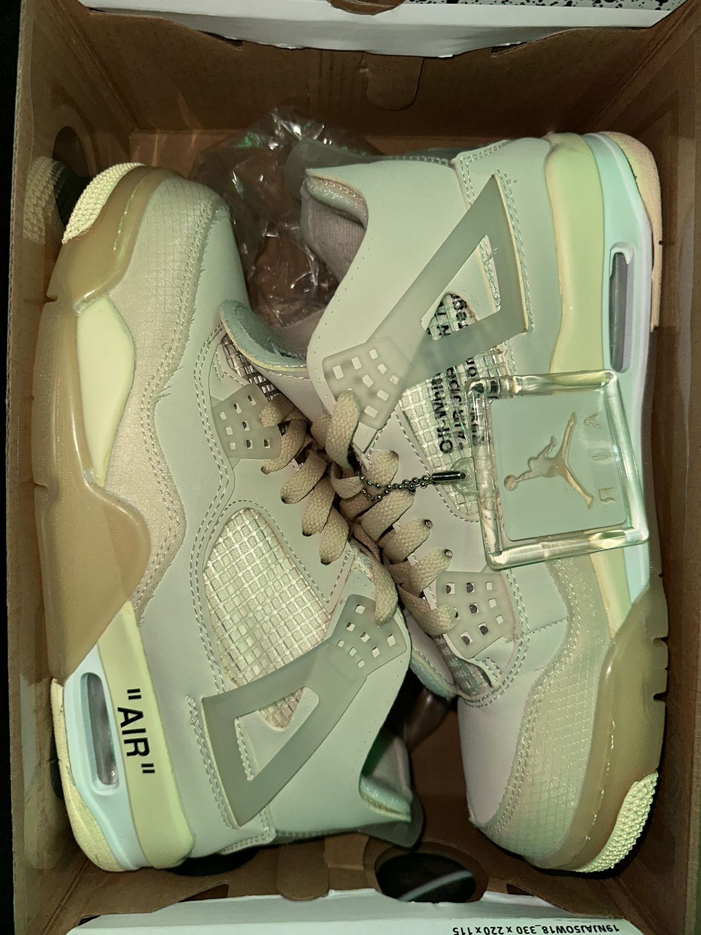 Jordan Retro 4s Off-White Sail