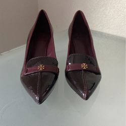 Tory Burch Heels Dark Red