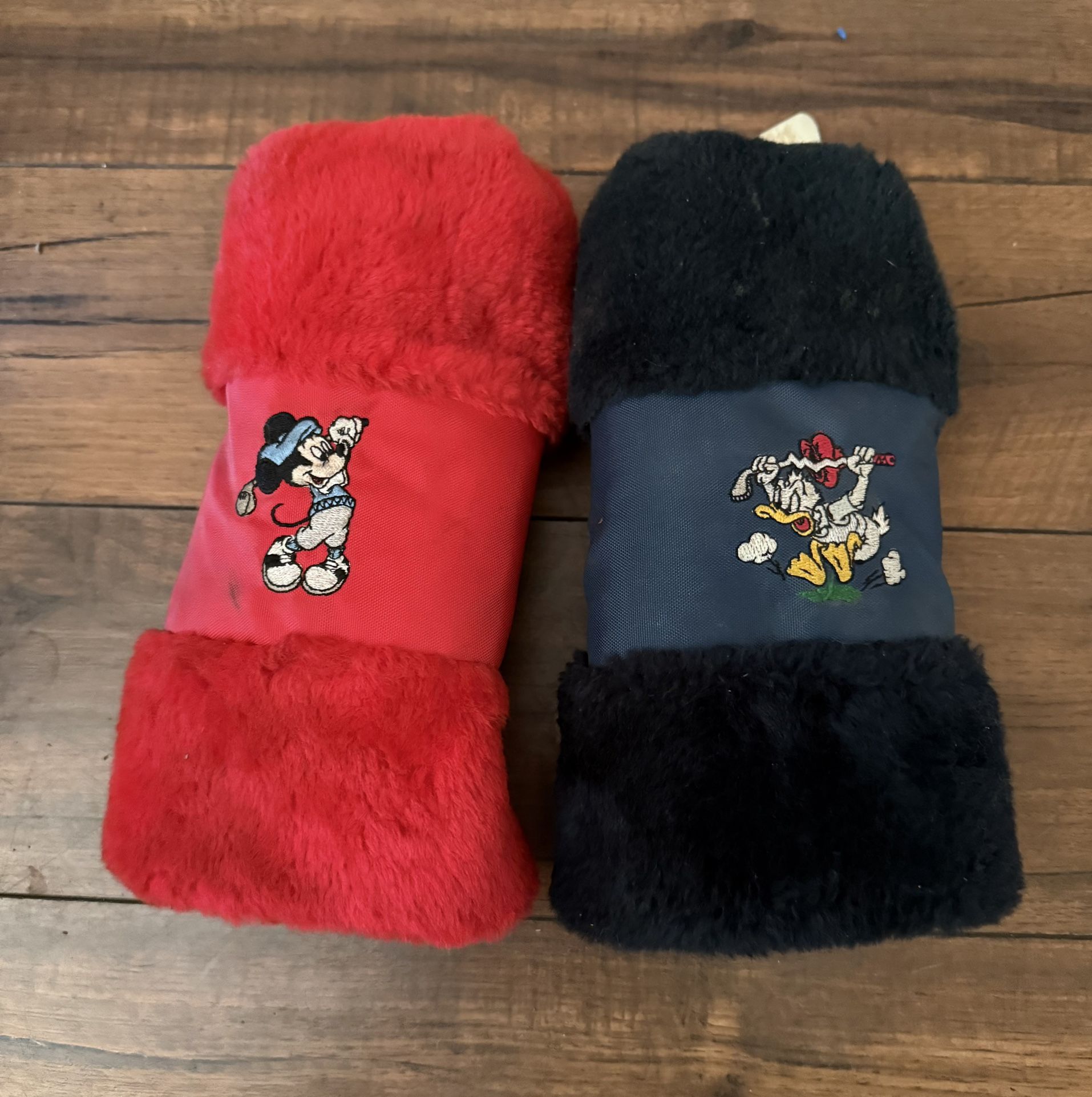 Vintage Disney Mickey Mouse And Donald Duck Golf Covers