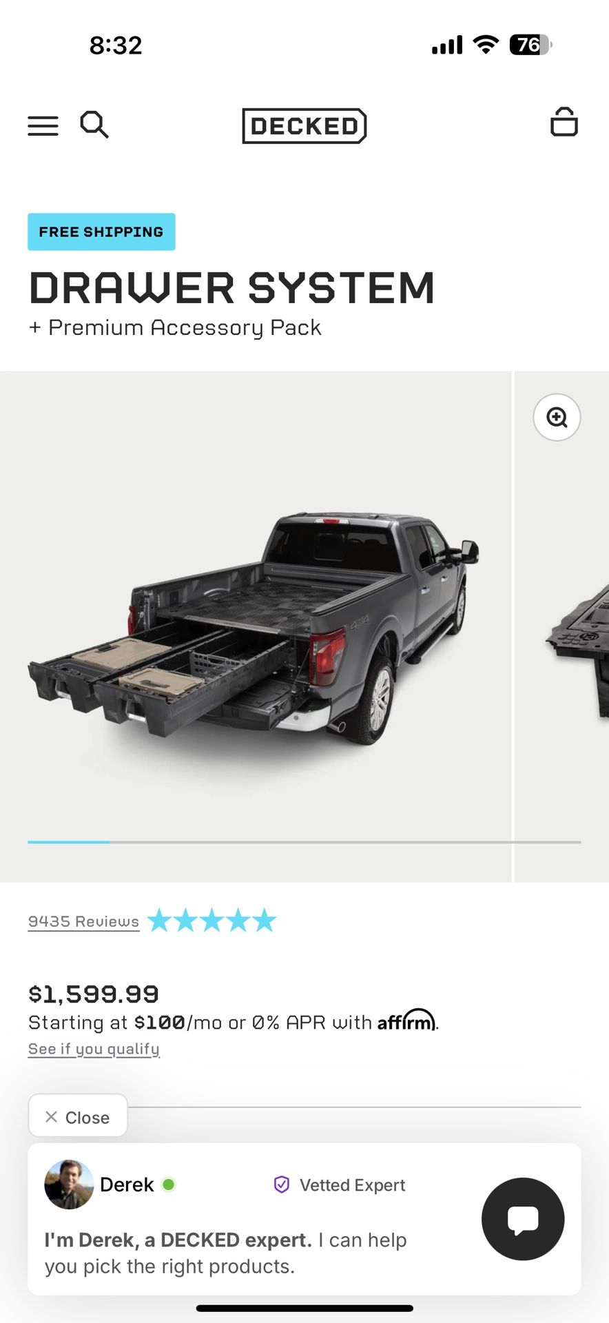 Decked Truck Bed Storage Drawers GMC 1500