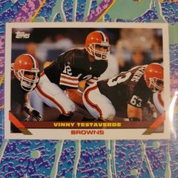 93 Topps Vinny Testaverde!