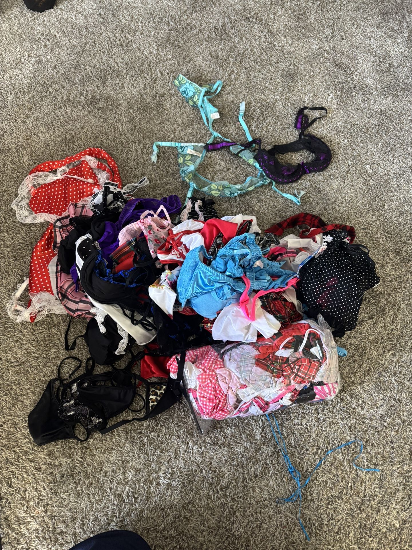 LOT OF EROTIC DANCER STRIPPER CLOTHES