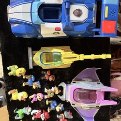 PAW Patrol Bundle 19 Figures + 4 Vehicles Chase Cruiser Skye Jet Rocky Rubble Play Toy Figures