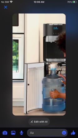 Brio loading self sanitizing water