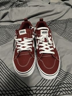 Burgundy Vans
