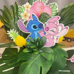 Lolo And Stitch Centerpieces 