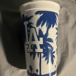 2021 LA Dodgers Souvenir Beverage Cup Los Angeles SGA MLB Stadium Giveaway Champ