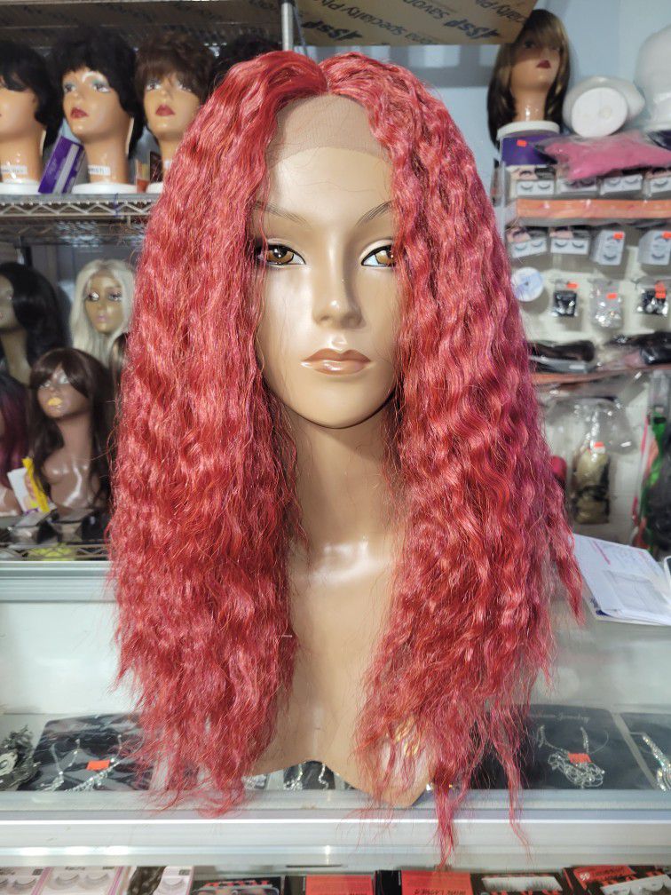 Moore#RB35, Synthetic Lace Front & Heat Safe Wig.