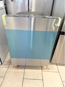GE Dishwasher 24” Wide In Stainless Steel