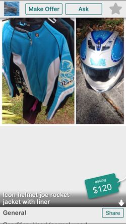 Girls motorcycle jacket and helmet