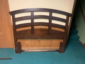 Wood queen headboard