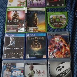 Video Games Xbox 360 PS3 PS4 All In Good Shape And All Work No Offers No Traits 75th Ave Indian School Serious Buyers Only Please