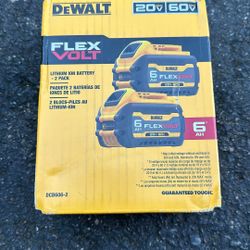 DeWalt 6ah Flexvolt Batteries 