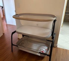 Baby Bedside Bassinet with Storage Basket