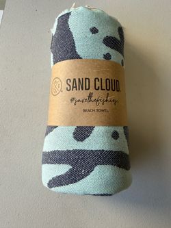 Sand Cloud Beach Towel Bubble Turtles 37”x67”