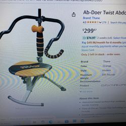 AB-Doer twist abdominal trainer new inbox