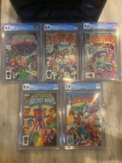 1984 Marvel Secret Wars CGC Graded Comic Collection