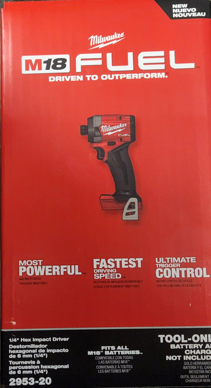 M18 FUEL 18V LITHIUM-ION BRUSHLESS CORDLES 1/4 IN. IMPACT DRIVER (Tool-Only)
