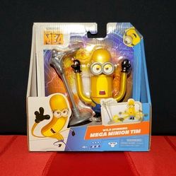 💛Despicable Me 4 Wild Spinning Mega Minion Tim Toy with microphone  🎤 