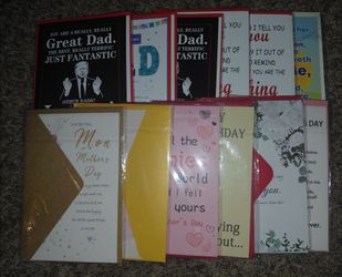 Bundle of Different Greetings Cards