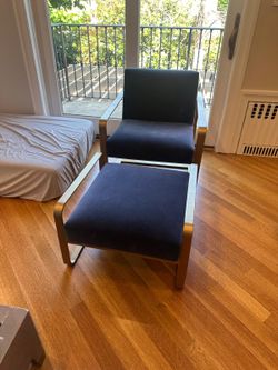 Restoration hardware Miles chair and ottoman - 2 sets available price per set Each set comes with chair and ottoman