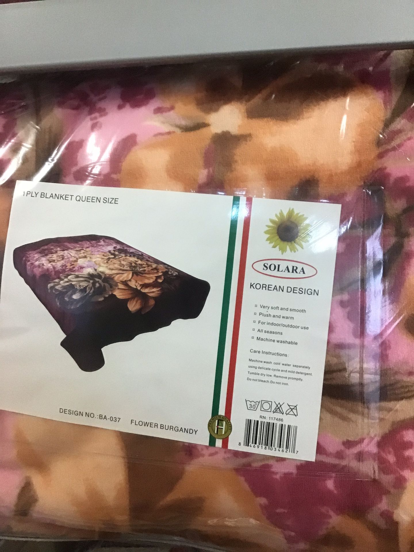 Korean Blanket - Mexican Blanket - Cobija, cobertor