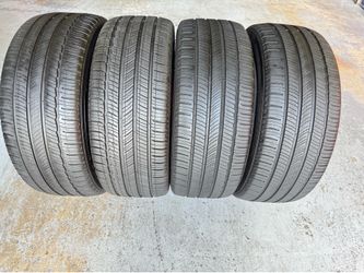 Four Premium Tires 235/45/18 Michelin Primacy MXM4 EV With 70-95% Left Tesla Stock
