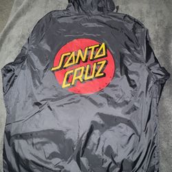 New Dot Mens Santa Cruz Hooded Windbreaker