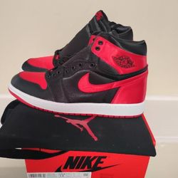 Deadstock Jordan Retro 1 Satin Sz12 Comes With Original Receipt 