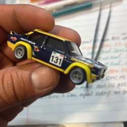 Hotwheel Flat 131 Abarth Race Car