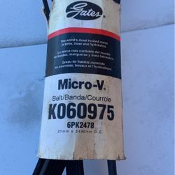 Gates Micro-v Serpentine Belt K060975