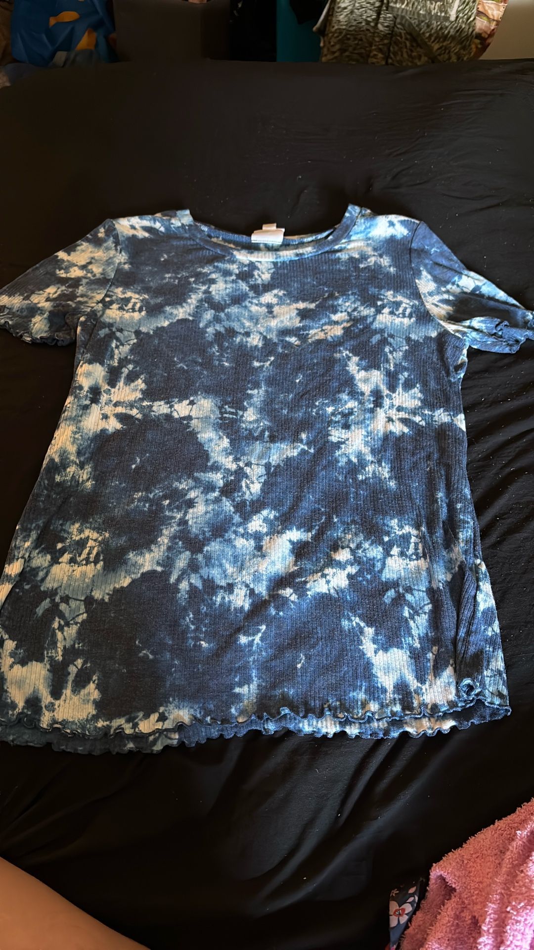 Blue Tie-Dye- Ish Shirt