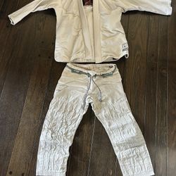 Kitsune White BJJ GI Size A1