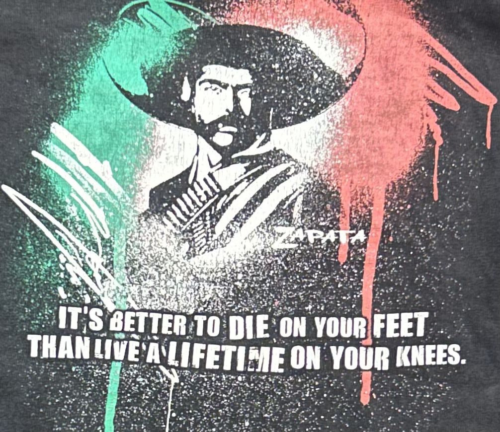 vtg 90s mexico zapatista tshirt XL