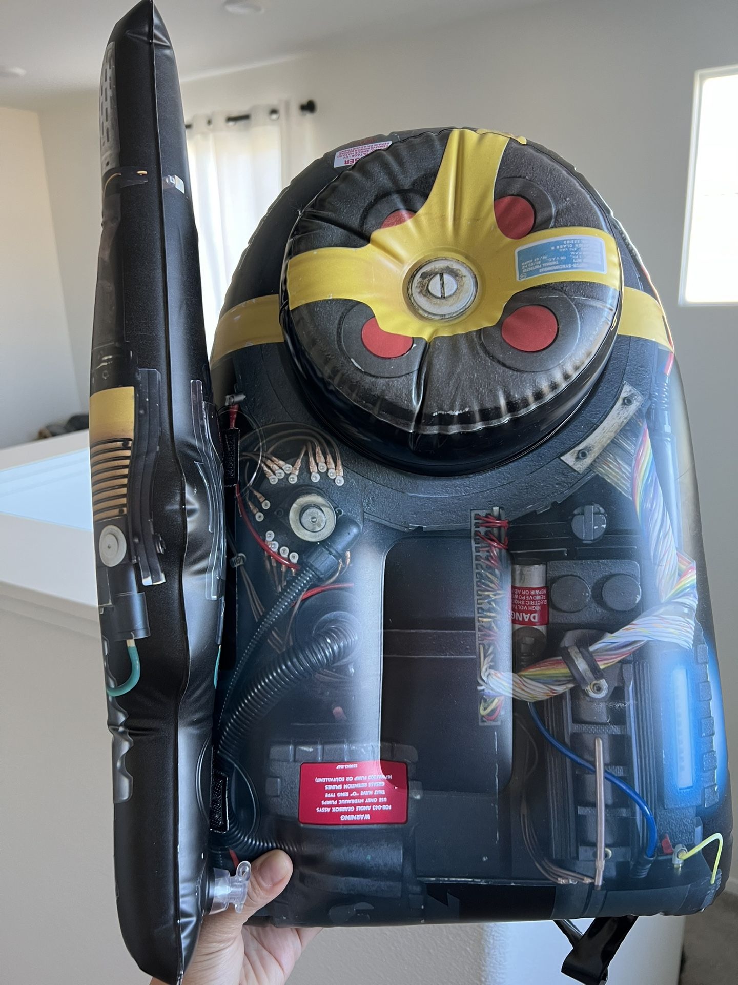 Inflatable Ghost Busters Costume Backpack