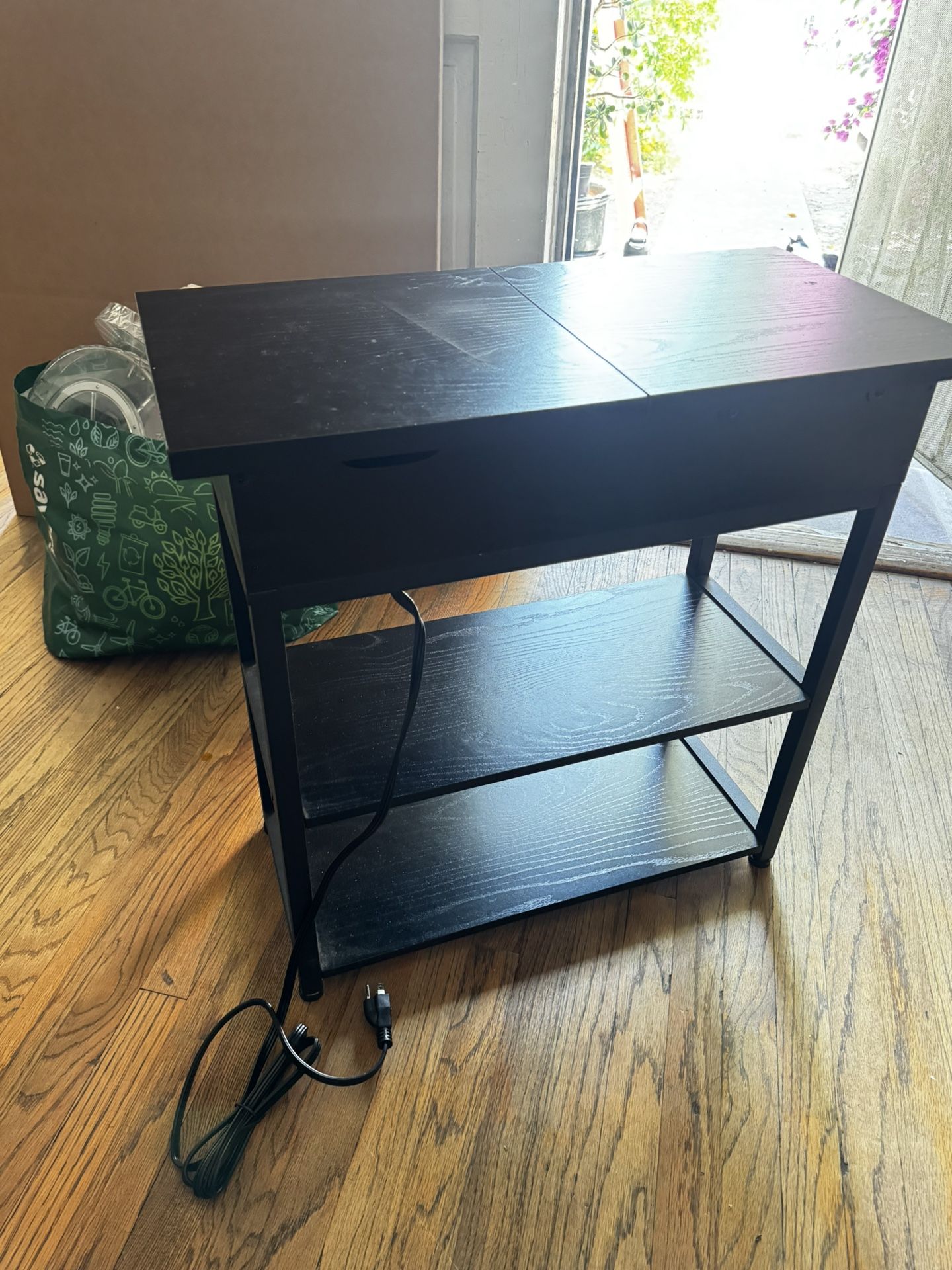 End Table With Charging Station