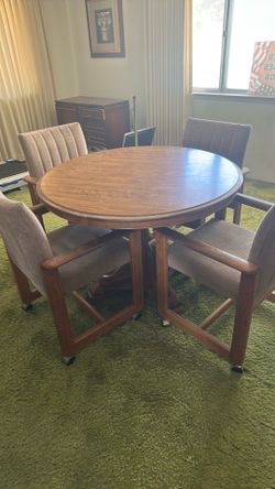 Free - Dinning Room Table and 6 Chairs