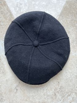 Liz Claiborne Black Knit Beret Hat