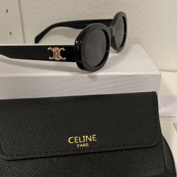 Celine Triomphe 52MM Oval Sunglasses