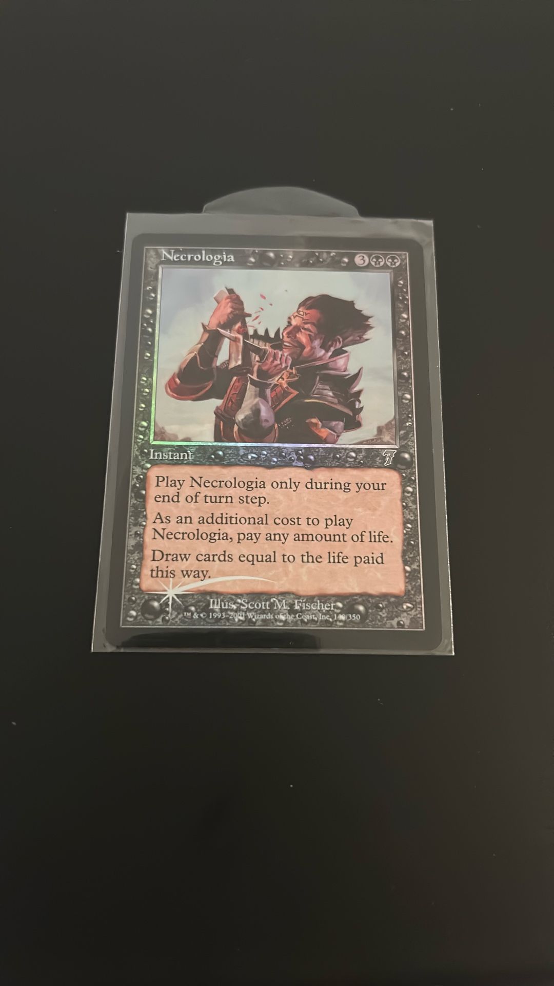 Necrologia Magic The Gathering 7th Edition Foil