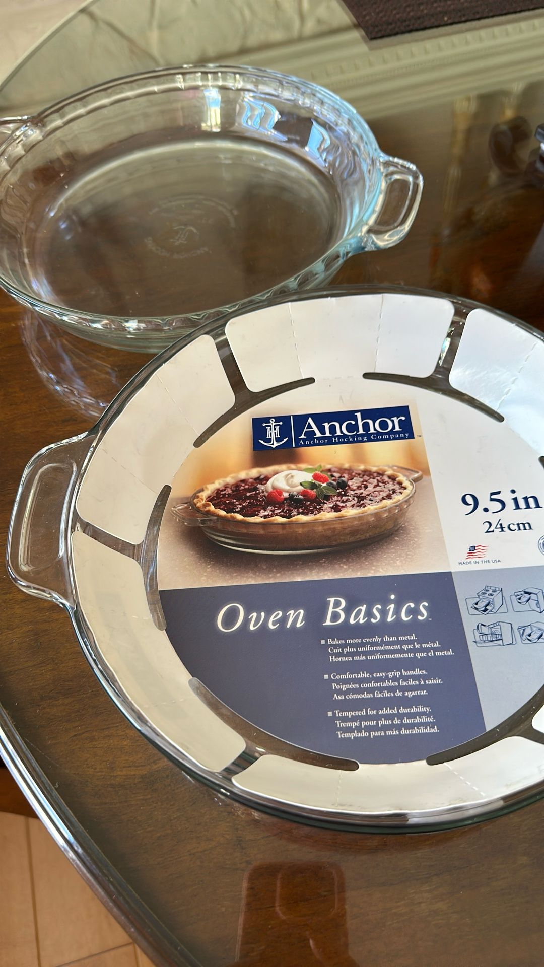New 2 Pie Plates $15