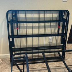 2 Twin Easy Setup, Noise-Free, Metal Bed frames — Like New!
