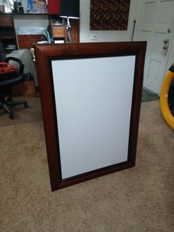 Large wooden glass frame/ 24 × 36 in