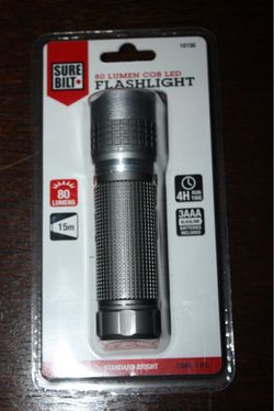 80 lumen COB LED flashlight Sure Bilt $10