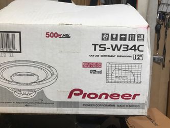 Pioneer 500 watts 12’’ speakers